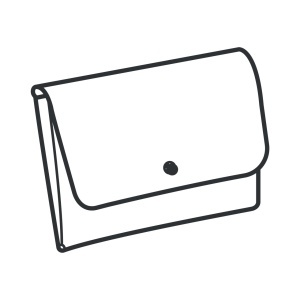 Tipar hartie portofel mic Salem (Salem Small Wallet) - Tandy Leather 56414-00