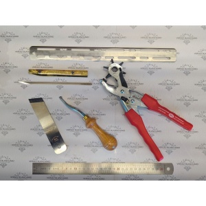 Trusa de taiat piele Vergez Blanchard, varianta pentru dreptaci - 3.100