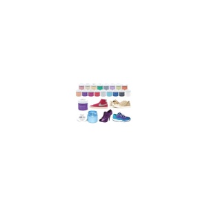 Vopsea acrilica Angelus sclipitoare (Glitter) pentru piele, 29.5 ml