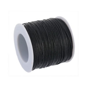 Ata 1mm neagra semicerata pentru cusut piele manual sau la masina. - Img 3