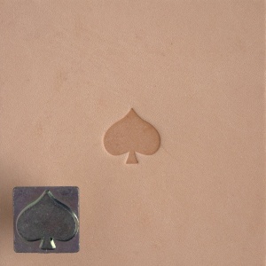 Cap de stanta de embosare 2D Craftool Mini, model pica (Spade) - Tandy Leather 8845-00