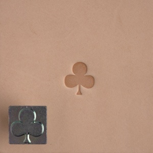 Cap de stanta de embosare 2D Craftool Mini, model trefla (Club) - Tandy Leather 8847-00