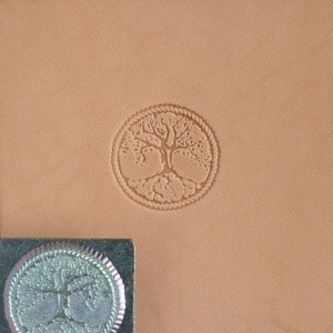 Cap de stanta de embosare 3D Craftool, model arborele vietii (Tree of Life) - Tandy Leather 8686-00