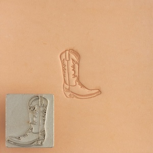 Cap de stanta de embosare 3D Craftool, model bocanc de cowboy, stanga (Cowboy Boot (Left)) - Tandy Leather 8466-02 - Img 3