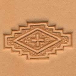 Cap de stanta de embosare 3D Craftool, model patrat in trepte (Stepped Square) - Tandy Leather 88489-00