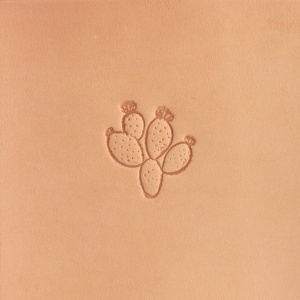 Cap de stanta de embosare 3D Craftool, model smochin de cactus (Prickly Pear) - Tandy Leather 8468-00 - Img 2