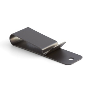 Clips universal cu arc pentru tocuri si teci, gunmetal mat, 2,2 x 7,6 cm - Tandy Leather 1240-14 - imagine 5
