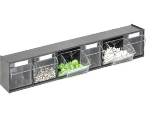 Cutie organizator 60x11,3x7,5 cm transparentă