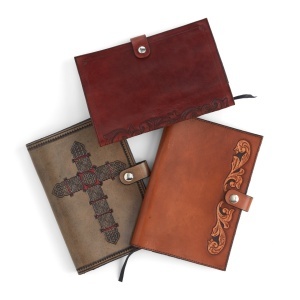 Kit coperta de carte din piele de vita Tandy Leather, pentru carti de pana la 12,7 x 20,3 cm - imagine 2