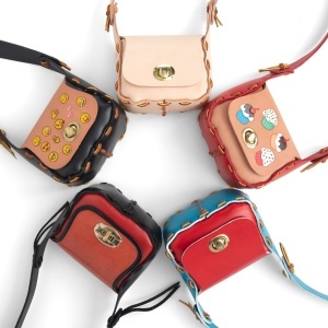 Kit geanta de mana Dasher din piele de sculptat Tandy Leather, 10 x 14 x 6 cm - imagine 2