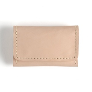 Kit portofel mic Winslow din piele vegetala Tandy Leather, cu capse, 10,8 x 7 cm