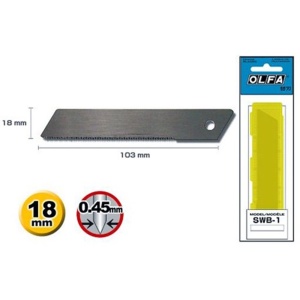 Lama Cutter tip Fierastrau 18 mm OLFA SWB-1 – Pentru Lemn si Plastic - Img 2