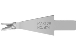 Lame de debavurare Martor nr. 674, set 10 buc