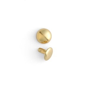 Nituri cu cap semisferic 7 mm si 10 mm, finisaj alama sau negru mat, set 100 buc - Tandy Leather - imagine 3