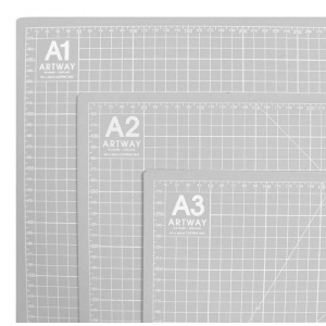 Placa taiere autovindecabila HOBBY 2 fete, 3 mm GRI format A3 - Img 3