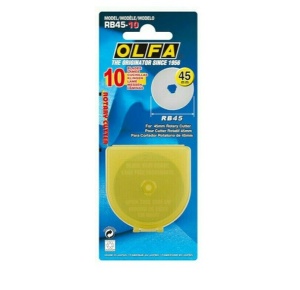 RB-45-10 Set 10 lame cutter rotativ 45 mm ,Olfa - Img 1