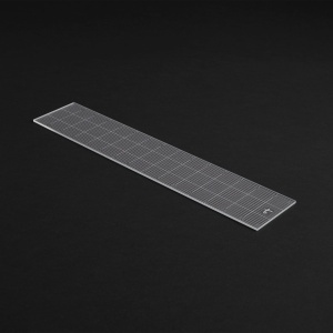 Rigla acrilica standard 7,6 x 38 cm cu caroiaj (Standard Ruler) - Tandy Leather 3627-00