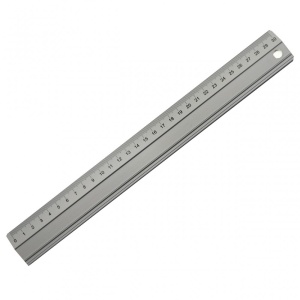 Rigla aluminiu antialunecare 30-100 cm Altera pentru pielarie - Img 2