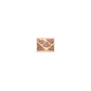 Sablon reutilizabil Craftaid, model colturi Sheridan (Sheridan Corners) pentru modelaj piele - Tandy Leather 72028-00 - Img 3