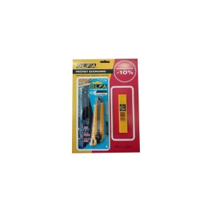 Set cutter 18 mm OLFA L-1 cu 10 lame LB-10 - Img 2