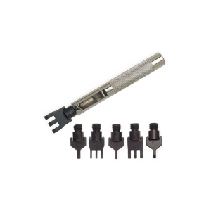 Set dalti Craftool pentru siret (Thonging Chisel Set), 1,6 / 2,4 / 3,2 mm - Tandy Leather 3008-00 - Img 4