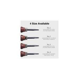 Set tesire rotunjita margini piele 4 in 1- Tandy Leather - Img 4