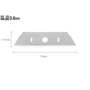 SKB-2S-R Lama cutite siguranta, inox, Olfa - Img 2