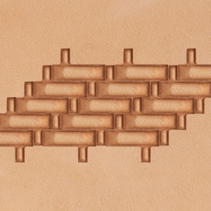 Stanta de embosare din alama, model impletitura moderna (Modern Weave) - Tandy Leather 8900-23 - Img 2