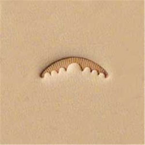 Stanta de embosare piele Craftool V407 (veiner festonat si cu linii) - Tandy Leather 6407-00 - Img 2