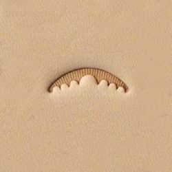 Stanta de embosare piele Craftool V417 (veiner festonat si cu linii) - Tandy Leather 6417-00 - Img 2