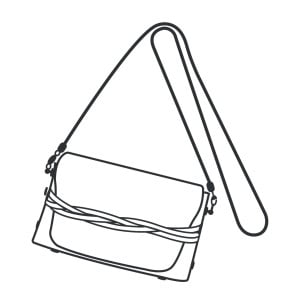 Tipar hartie geanta crossbody Adalynn (Adalynn Crossbody) - Tandy Leather 56431-00