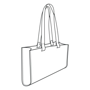 Tipar hartie geanta satchel Melrose (Melrose Satchel) - Tandy Leather 56407-00