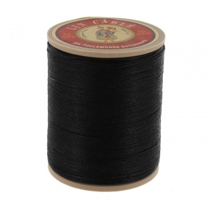 Ata de cusut piele din in cerat Fil Au Chinois WAX LINEN RETORS N°40 0,50 mm x 25 ml - Img 5