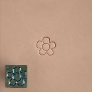 Cap de stanta de embosare 2D Craftool Mini, model floare de camp (Wildflower) - Tandy Leather 8850-00
