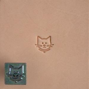 Cap de stanta de embosare 2D Craftool Mini, model pisica (Cat) - Tandy Leather 8839-00