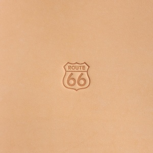 Cap de stanta de embosare 2D Craftool Mini, model Route 66 (Route 66) - Tandy Leather 8812-00 - Img 2