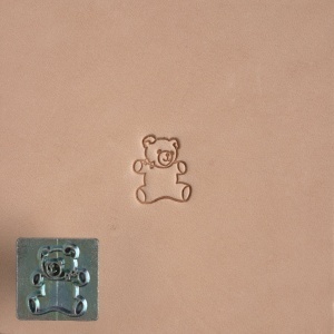 Cap de stanta de embosare 2D Craftool Mini, model ursulet de plus (Teddy Bear) - Tandy Leather 8861-00
