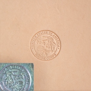 Cap de stanta de embosare 3D Craftool, model infanterie marina (Marine) - Tandy Leather 8453-00
