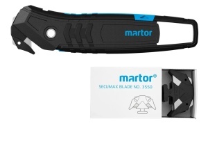 Cutter de siguranta Martor Secumax 350 350001 cu lama Secumax nr. 3550, blister