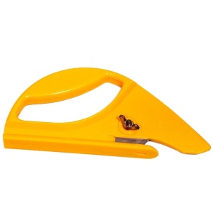 Cutter profesional pentru covor si linoleum OLFA 45-C Japonia, lama rotativa 45 mm - Img 5