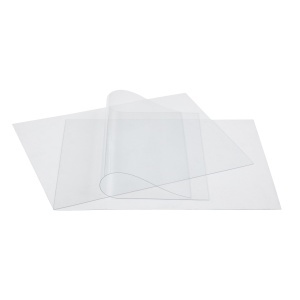 Folii din plastic transparent pentru ferestre de acte in portofele Tandy Leather, 21,6 x 27,9 cm, 3 buc