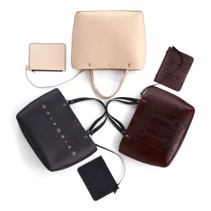Kit geanta tote Charlotte din piele vegetala Tandy Leather, cu trusa cosmetice - imagine 2