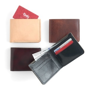 Kit portofel bi-pliat Dillon din piele Tandy Leather, 8,9 x 12 x 2,5 cm - imagine 3