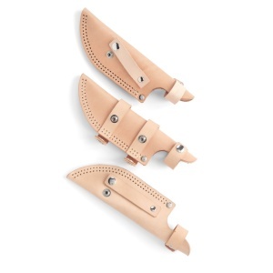 Kit teaca de cutit Explorer din piele vegetala Tandy Leather, pentru lame de 10 cm