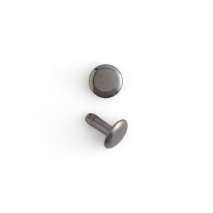 Nituri cu cap dublu, finisaje cupru, gunmetal mat, negru mat si alama masiva, set 100 buc - Tandy Leather - imagine 4