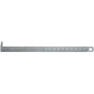 Rigla inox flexibila cu cioc la 90grade, 200-300-500mm