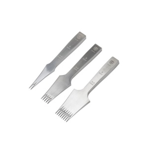 Set 3 dalti pielarie tip frantuzesc reverse WUTA de 3mm - Img 1