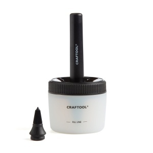 Set creion cu rola si stilus si sticla de silicon pentru vopsit margini piele Craftool - Tandy Leather 3438-00
