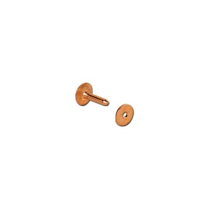 Set nituri cu saibe din cupru pielarie Tandy Leather, 13 mm - Img 2