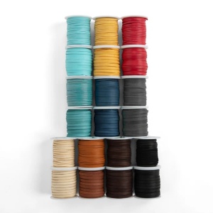 Sireturi din piele de caprioara, 3mm/15.2m, Tandy Leather USA - Img 2